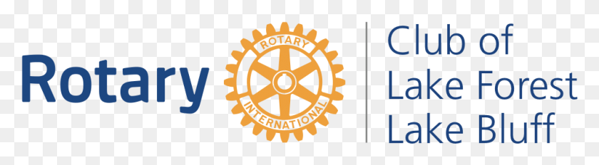 989x219 Lake Forest Lake Blu Logo Rotary International, Machine, Symbol, Trademark HD PNG Download