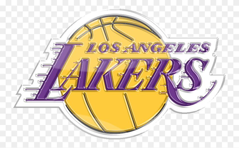746x461 Lakers 3d Logo Angeles Lakers, Symbol, Trademark, Helmet HD PNG Download