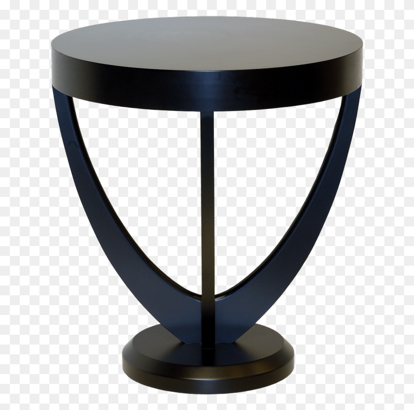 637x773 Lalique Side Table In Black Laquer Base Transparent Side Table, Lamp, Furniture, Armor HD PNG Download