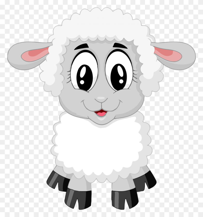 1485x1600 Ягненок Клипарт Сонная Овца Ребенок Овца Мультфильм, Игрушка, Животное, Млекопитающее Png Скачать