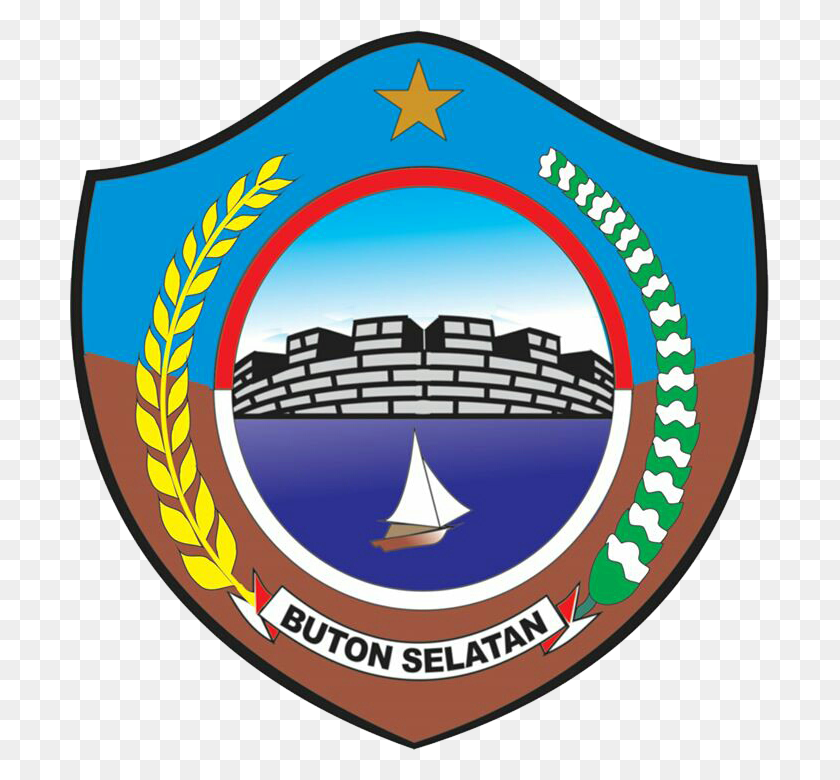 699x720 Lambang Kabupaten Buton Selatan South Buton Regency, Logo, Symbol, Trademark HD PNG Download