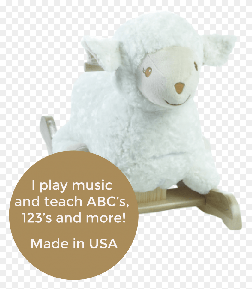 1718x1989 Lambkin Lamb Baby Rocker Stuffed Toy, Snowman, Winter, Snow HD PNG Download