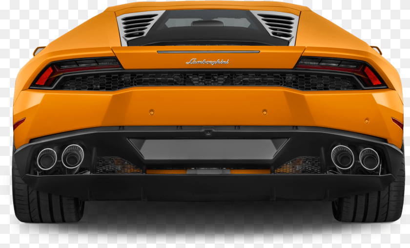 Lamborghini Huracan Back, Mustang, Car, Vehicle, Coupe Sticker PNG