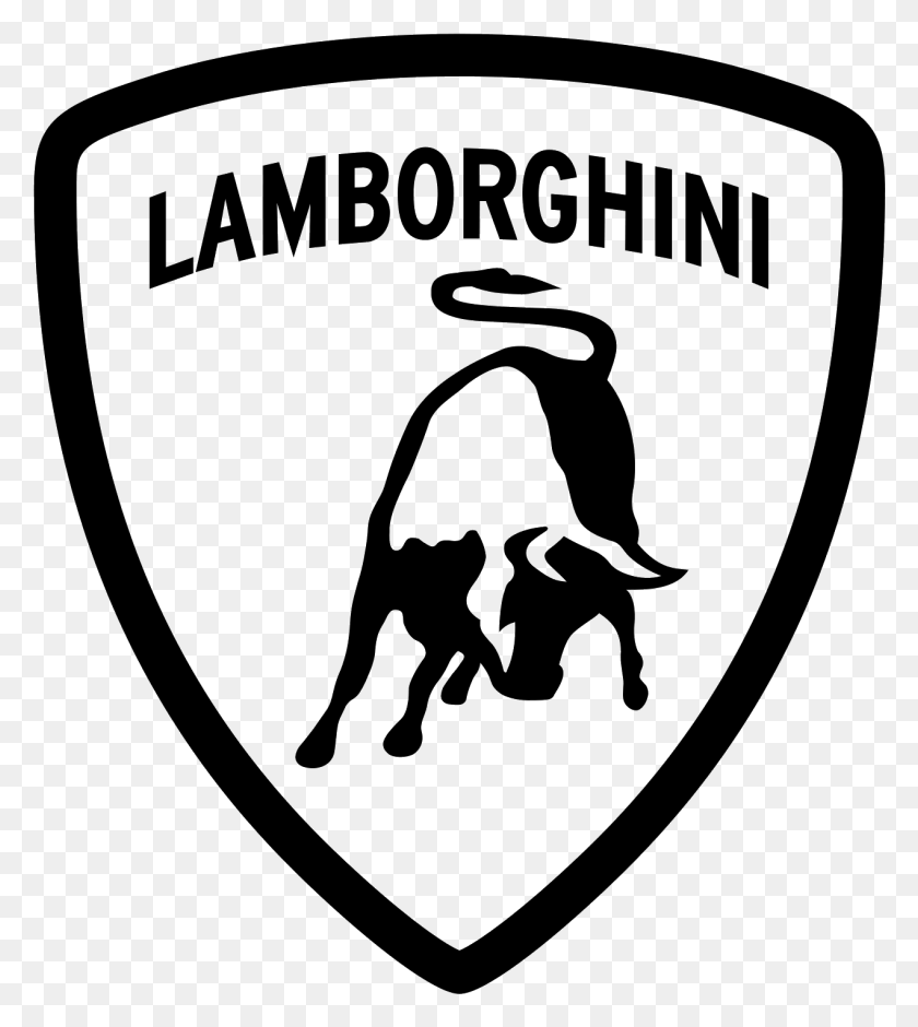 1271x1434 Lamborghini Logo Lamborghini Simple Drawing Logo, Gray, World Of Warcraft HD PNG Download