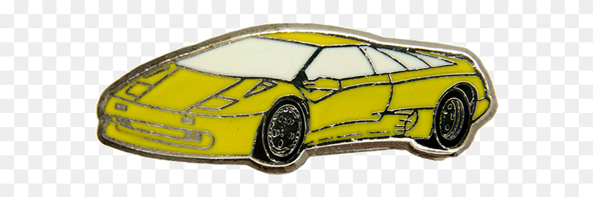 574x219 Lamborghini Pin Желтый Lamborghini Gallardo, Автомобиль, Транспортное Средство, Транспорт Hd Png Скачать