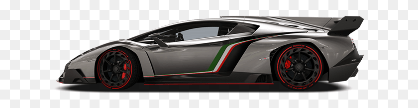 625x157 Descargar Png Lamborghini Veneno Base Lamborghini Vista Lateral, Coche, Vehículo, Transporte Hd Png