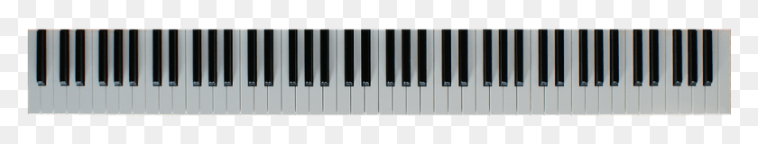 961x124 Клавиши Ламинированного Плаката Изолированная Клавиатура Пианино, Электроника, Досуг, Музыкальный Инструмент Png Скачать