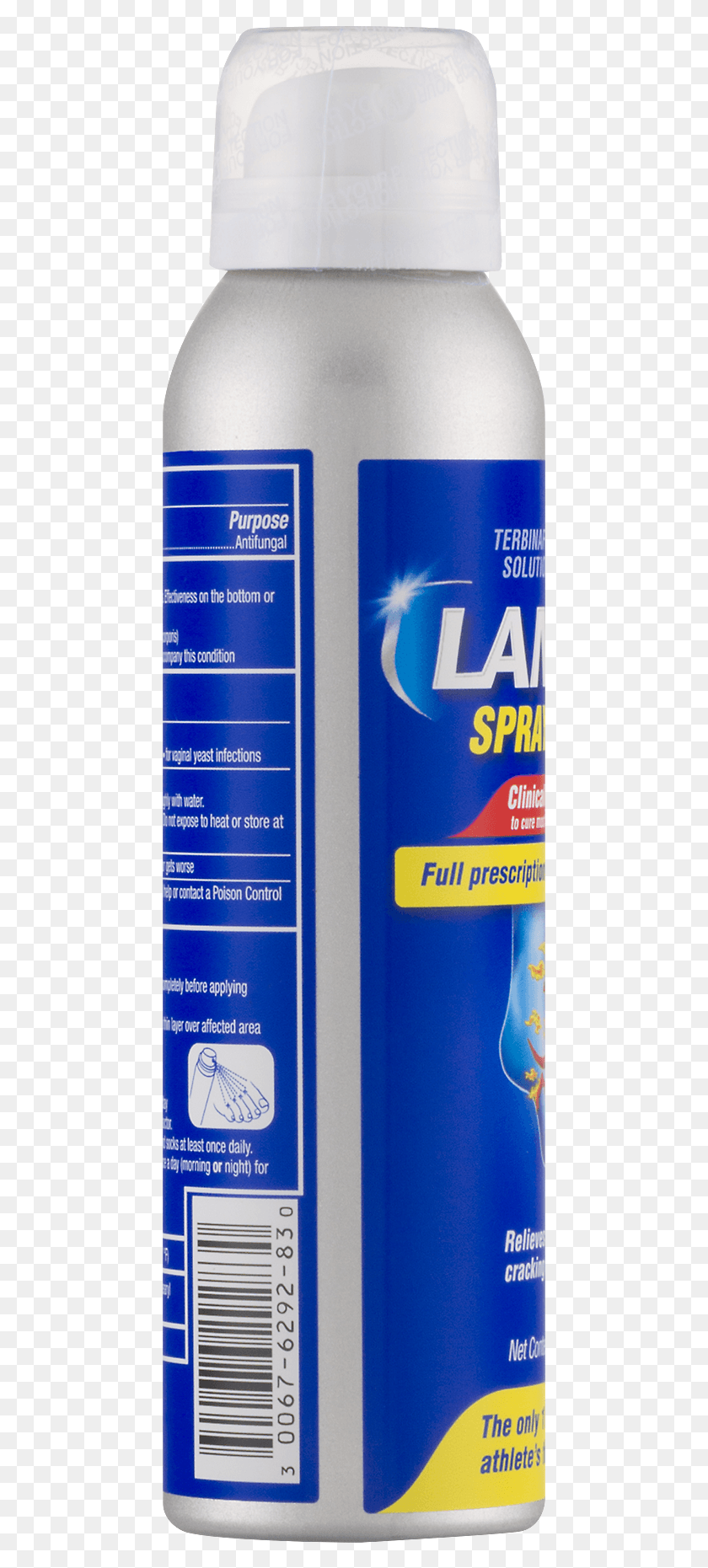 455x1801 Lamisil At Antifungal Spray For Athlete39s Foot Bottle, Cosmetics, Tin, Can HD PNG Download