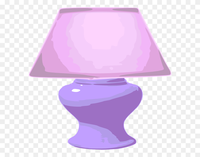 600x598 Lamp Clip Art At Clker Free Lamp Clip Art, Table Lamp, Lampshade HD PNG Download