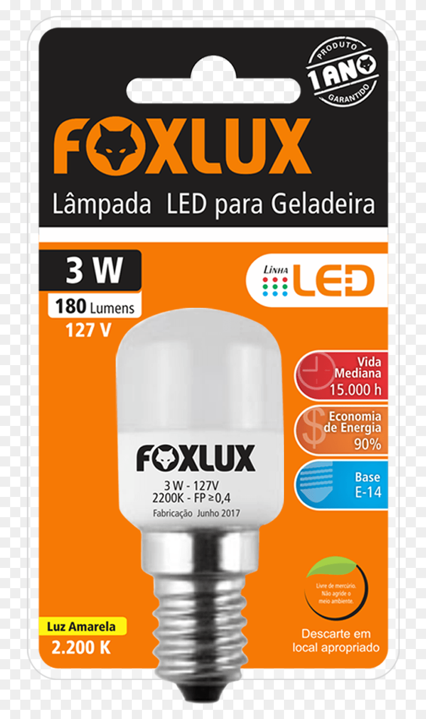 736x1358 Lampada Led Geladeir Lampada Led Geladeira Foxlux, Cosmetics, Flyer, Poster HD PNG Download