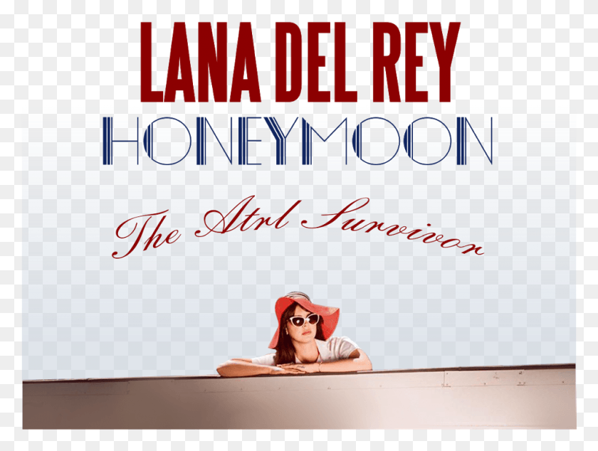 987x727 Lana Del Rey Honeymoon Cd Lana Del Rey Honeymoon, Sunglasses, Person, Text HD PNG Download