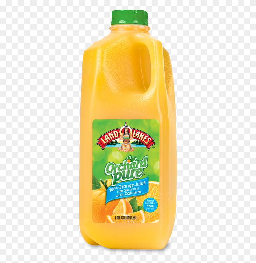 325x805 Land O Lakes Orchard Pure Orange Juice With Calcium Land O Lakes Orange Juice, Juice, Beverage, Drink HD PNG Download