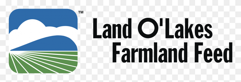 2191x635 Land O39Lakes Farmland Feed Logo Прозрачный Графический Дизайн, Текст, Алфавит, Слово Hd Png Скачать