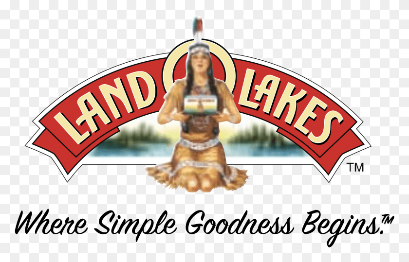 2191x1347 Land O39lakes Logo Transparent Land O Lakes, Person, Human, Logo HD PNG Download