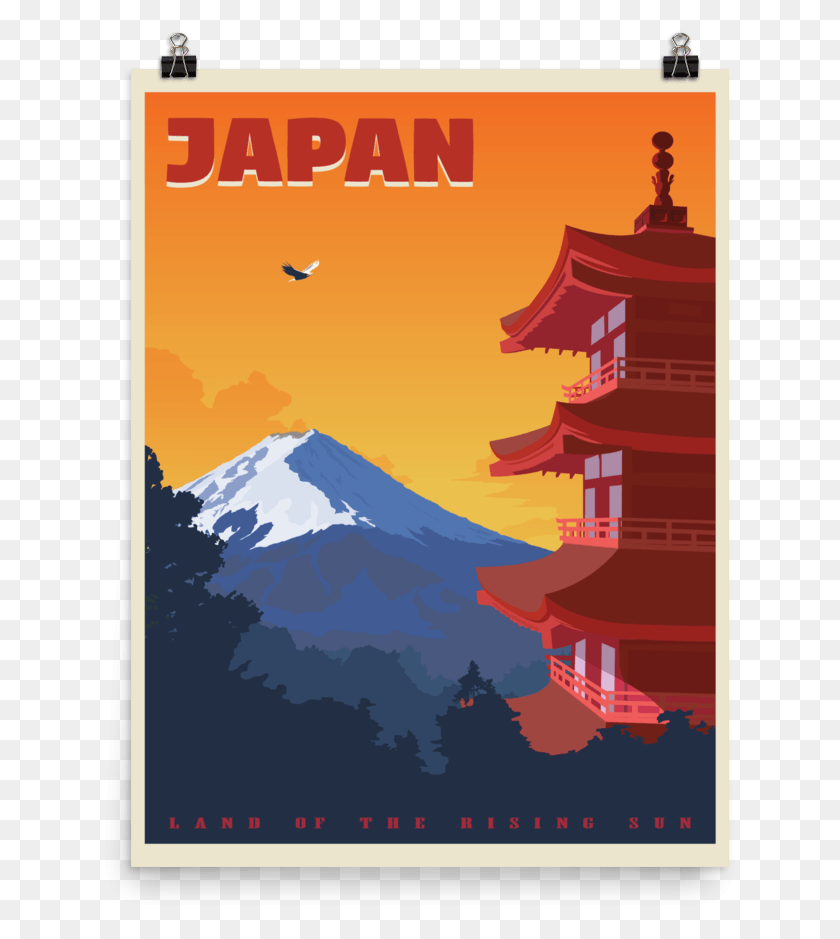 639x879 Land Of The Rising Sun Japan Posters Transparent, Poster, Advertisement, Architecture HD PNG Download