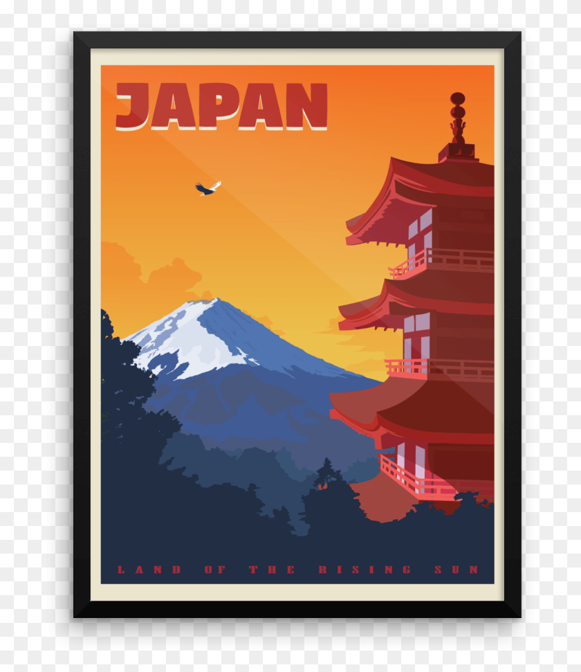711x911 Land Of The Rising Sun Poster, Advertisement, Outdoors, Nature HD PNG Download