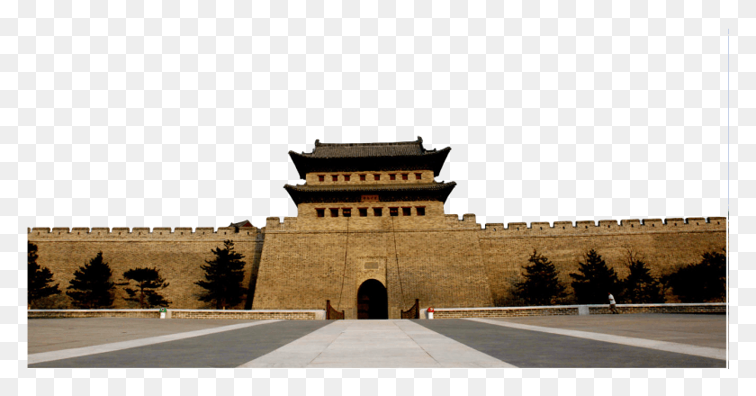 1341x654 Landmark Building In China Great Wall Of China, Architecture, Temple, Person HD PNG Download
