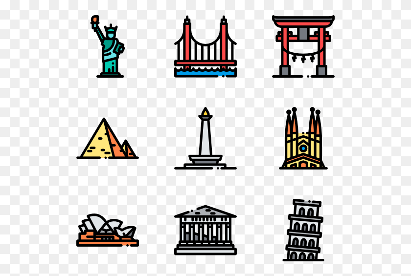 529x505 Landmarks Amp Monuments, Poster, Advertisement, Text HD PNG Download