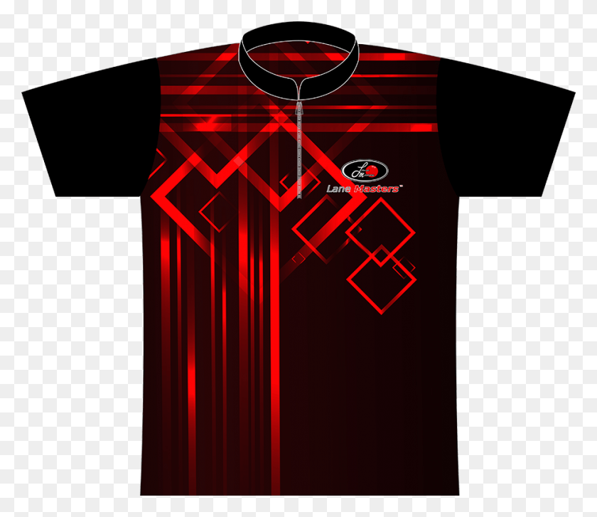 925x792 Lane Masters Red Lines Dye Sublimated Jersey Active Shirt, Clothing, Apparel, Sleeve HD PNG Download