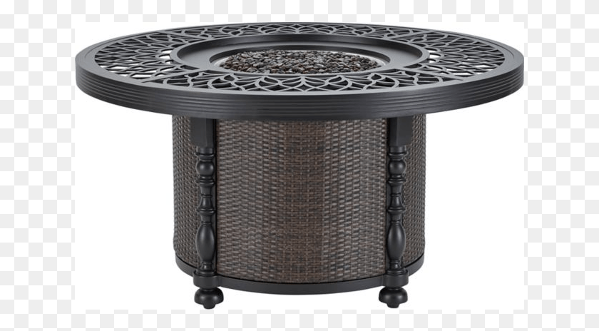 631x404 Lane Venture Hemingway Plantation 48 Round Fire Pit Poker Table, Furniture, Electronics, Coffee Table HD PNG Download