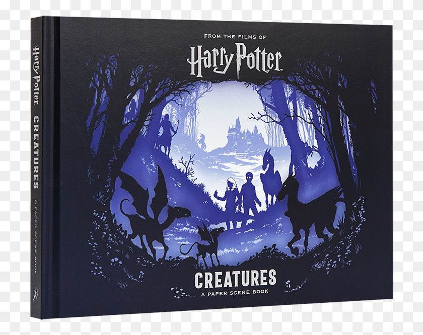722x606 Language English Harry Potter Creatures A Paper Scene Book, Poster, Advertisement, Person Descargar Hd Png
