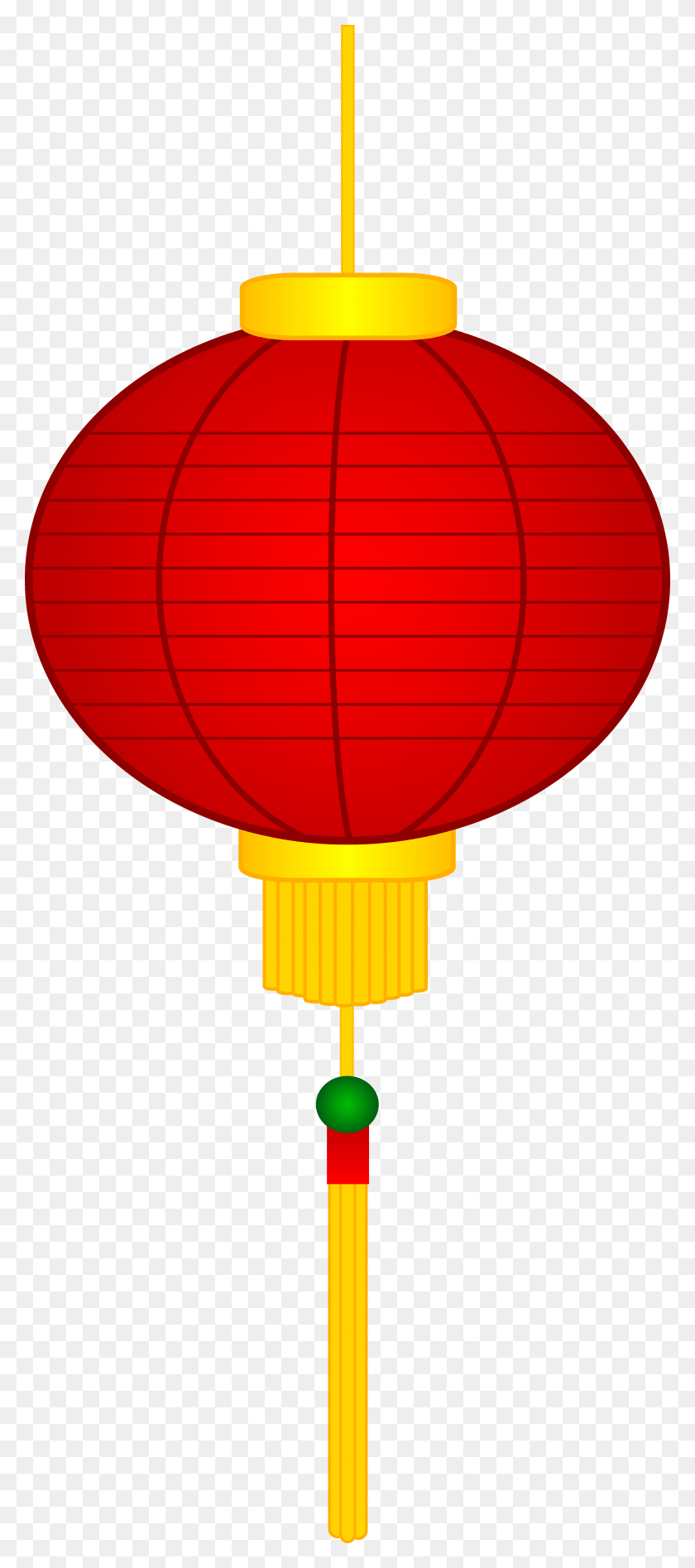 3999x9405 Lantern Clipart Lampion Chinese New Year Lantern Clip Art, Hot Air Balloon, Aircraft, Vehicle HD PNG Download