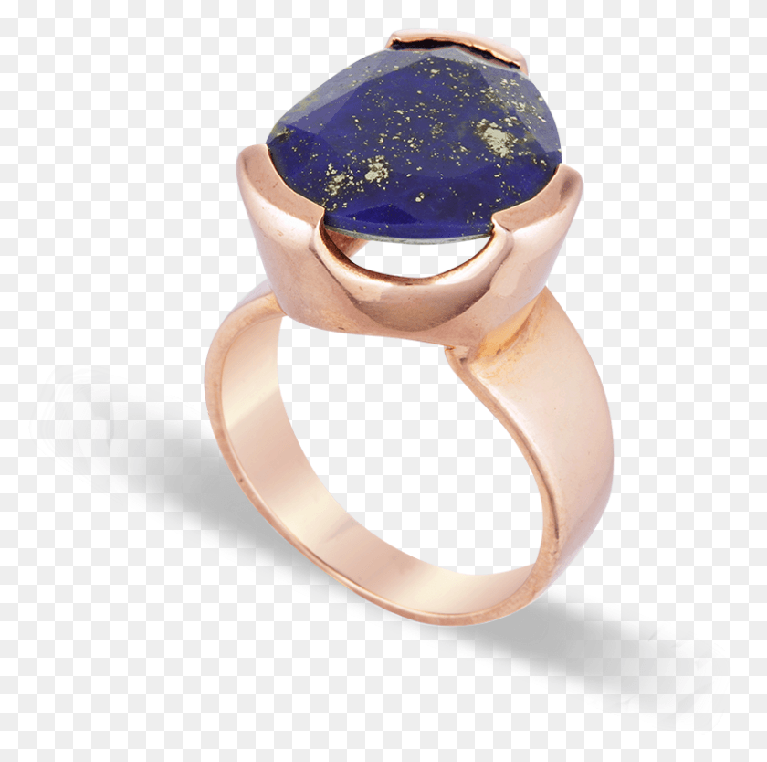 804x798 Lapis Lazuli Rose Gold Ring Engagement Ring, Accessories, Accessory, Gemstone HD PNG Download