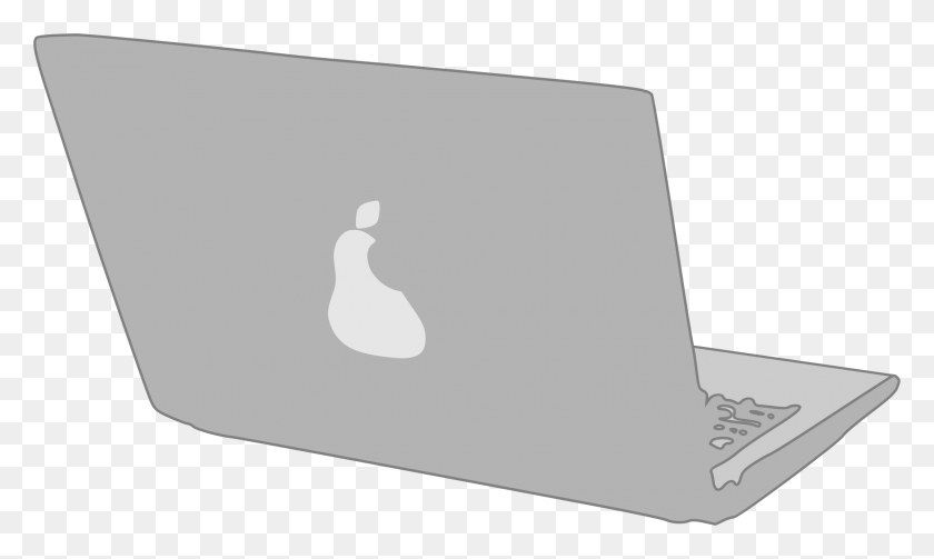 2232x1269 Laptop Back Clipart, Cojín, Logotipo, Símbolo Hd Png