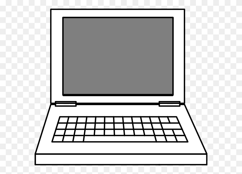 600x546 Laptop Clipart Clipart Of Laptop, Pc, Computer, Electronics HD PNG Download