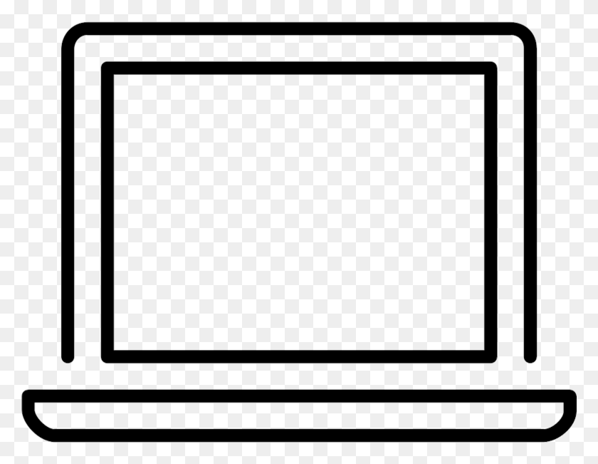 1953x1480 Значок Экрана Портативного Компьютера Клипарт Значок Ноутбука Белый, Монитор, Электроника, Дисплей Hd Png Скачать