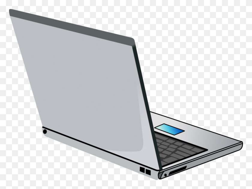 1024x747 Laptop Vector Laptop From Back, Pc, Computer, Electronics HD PNG Download