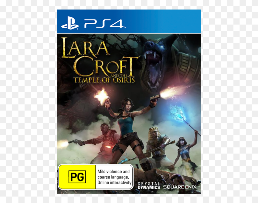 471x601 Descargar Png Lara Croft Y El Templo De Osiris Gold Edition Lara Croft Ps4 Games, Person, Human, Poster Hd Png