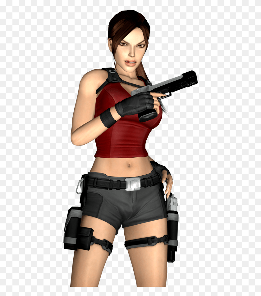 435x894 Lara Croft Art Transparent Background, Person, Human, Costume HD PNG Download