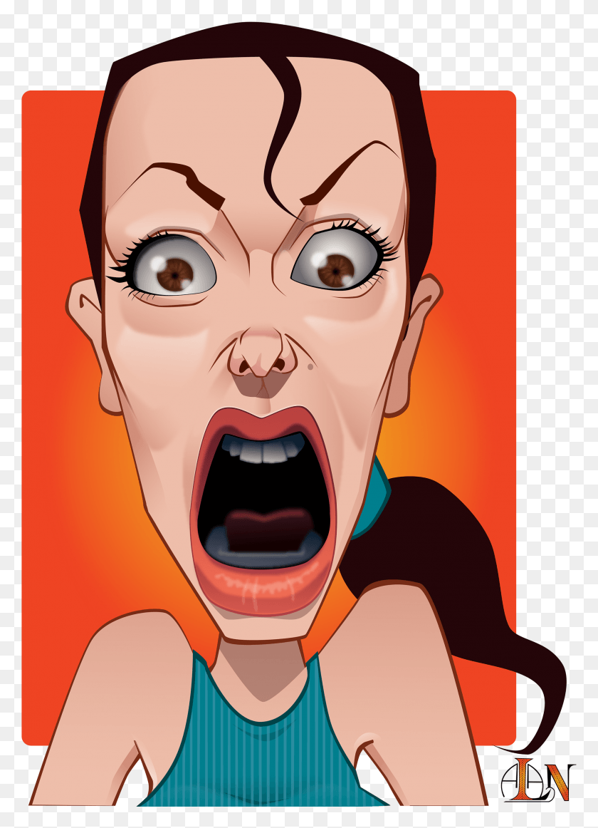 1914x2706 Lara Croft Illustration, Mouth, Lip, Teeth HD PNG Download
