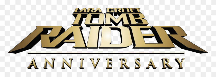 1751x540 Descargar Png Lara Croft Tomb Raider, Logotipo De Aniversario, Texto, Alfabeto, Número Hd Png