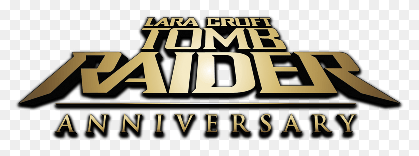 1200x390 Descargar Png Lara Croft Tomb Raider Tomb Raider Aniversario, Texto, Alfabeto, Word Hd Png