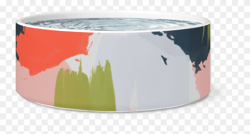 930x464 Large Dog Bowlabstract Artolive And Orangemodern Coffee Table, Water, Outdoors, Bathtub HD PNG Download