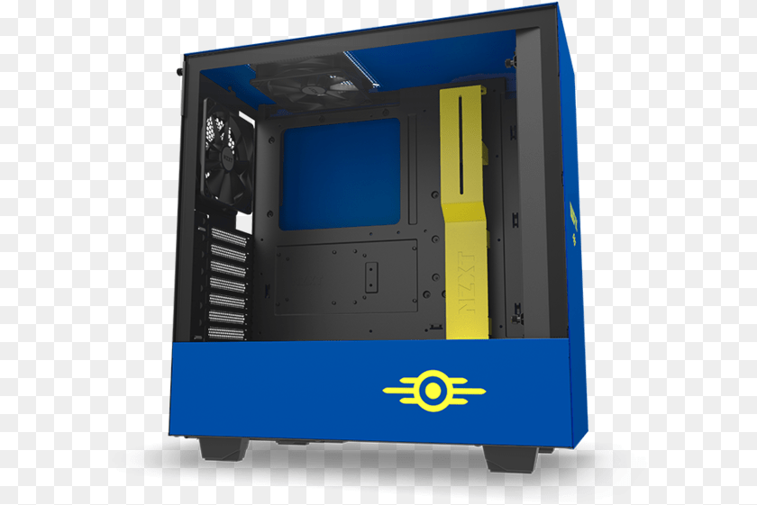 629x561 Large Nzxt Compact Atx Mid Tower Casing Komputer, Computer Hardware, Electronics, Hardware, Machine Sticker PNG