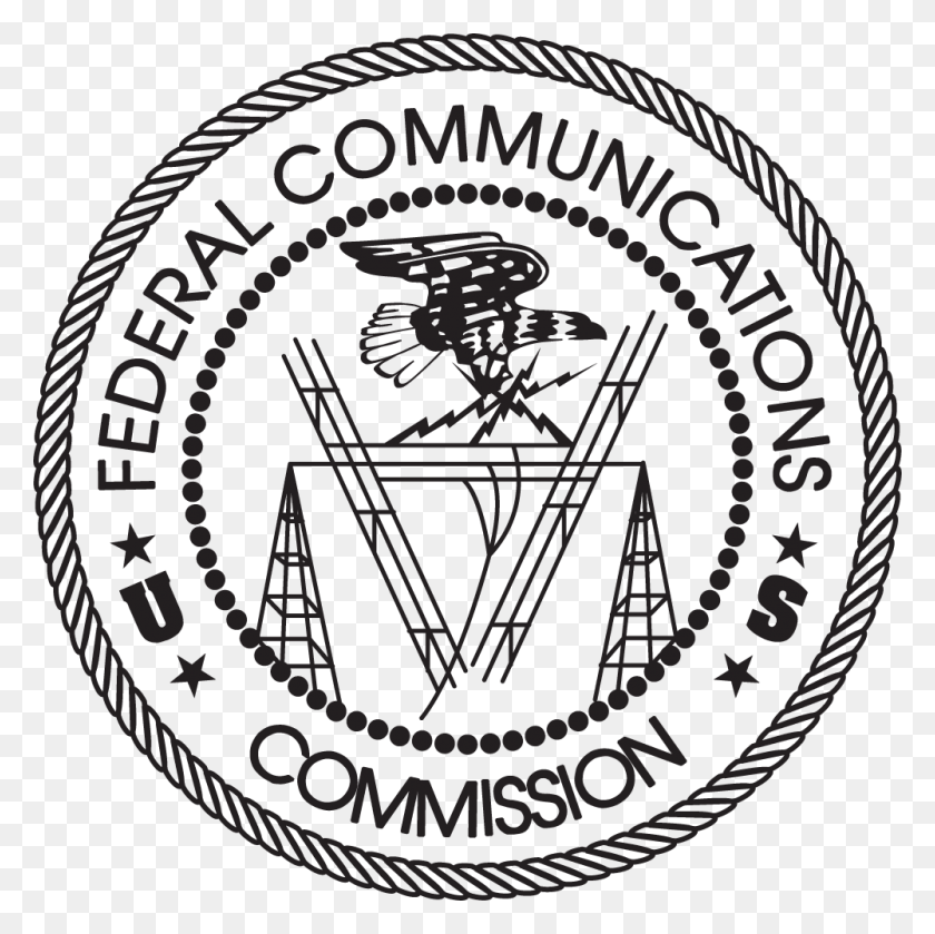 1000x1000 Большой Символ Федеральной Комиссии Связи, Логотип, Товарный Знак, Эмблема Hd Png Скачать