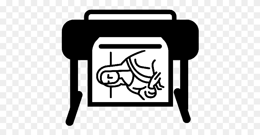 444x379 Логотип Широкоформатного Широкоформатного Принтера, Текст, Этикетка, Символ Hd Png Скачать
