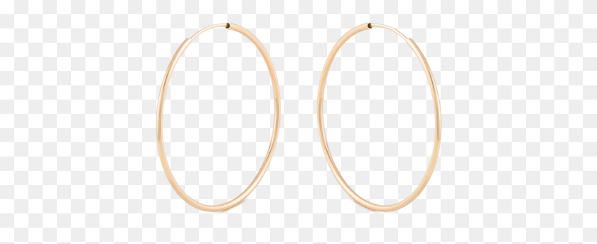 404x283 Large Hoops 79 Earrings, Oval HD PNG Download