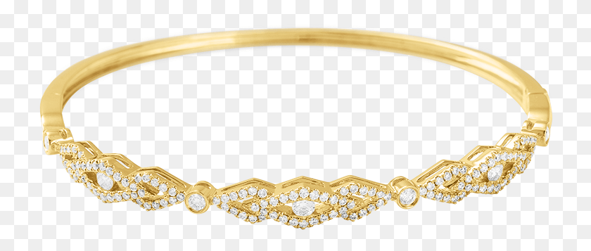 741x297 Large Image Bangle, Bracelet, Jewelry, Accessories HD PNG Download