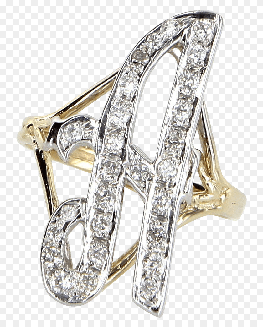 Золотое кольцо с буквой