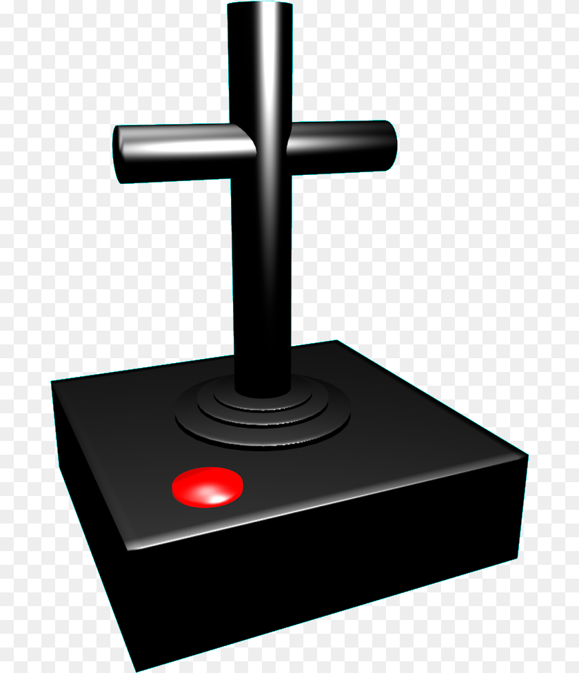 Large Logo With Background Joystick, Electronics, Cross, Symbol Transparent PNG