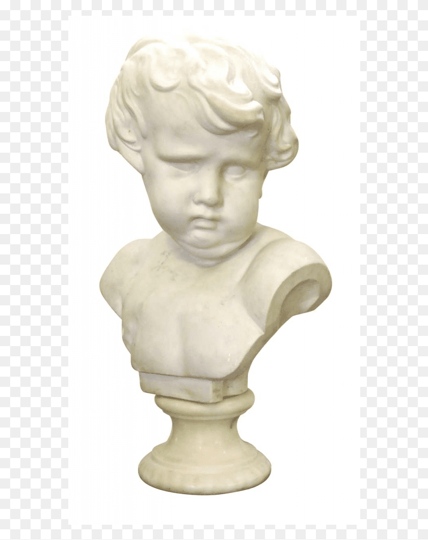 574x1001 Large Marble Bust Bust, Figurine, Sculpture HD PNG Download
