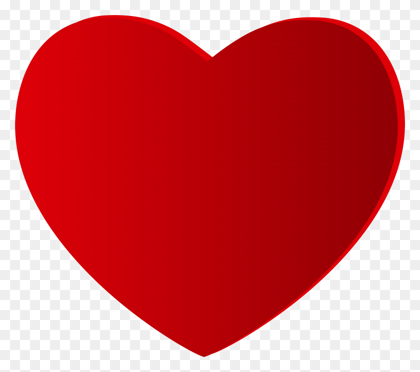 4917x4314 Большое Красное Сердце Клипарт Любовь Сердце, Сердце, Воздушный Шар, Мяч Hd Png Скачать