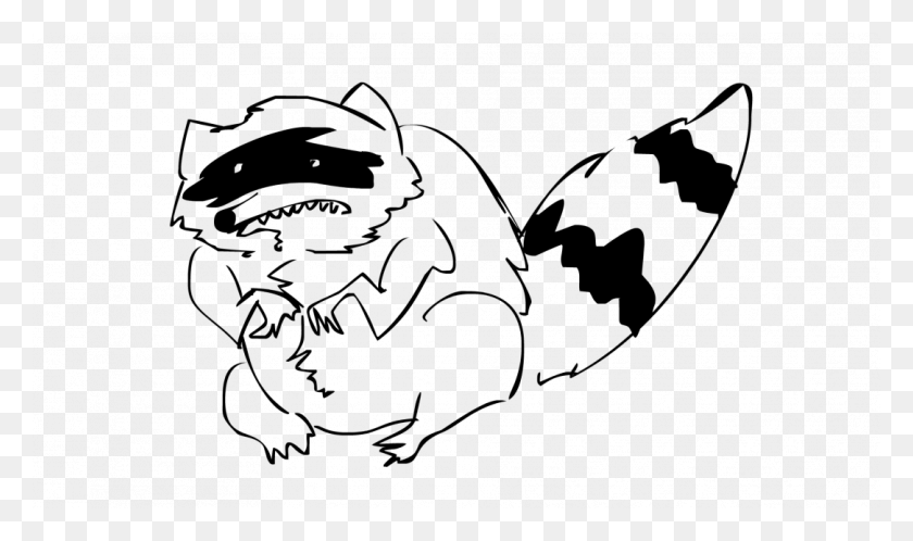 1084x610 Large Size Of Raccoon Drawing For Beginners Easy Rocket Cola Mapache Dibujo, Gray, World Of Warcraft HD PNG Download