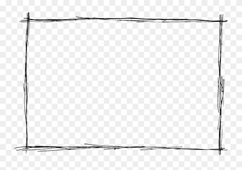 801x545 Large Skettched Rectangle With Brush Lines Rectangle Brush, Utility Pole, Weapon, Weaponry HD PNG Download