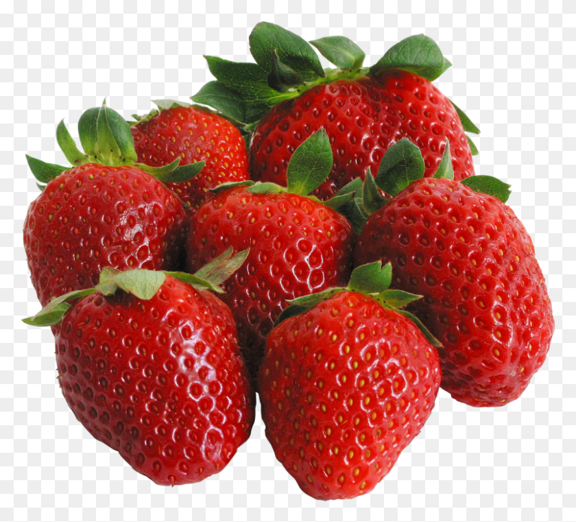 801x720 Large Strawberries Clipart, Strawberry, Fruit, Plant HD PNG Download