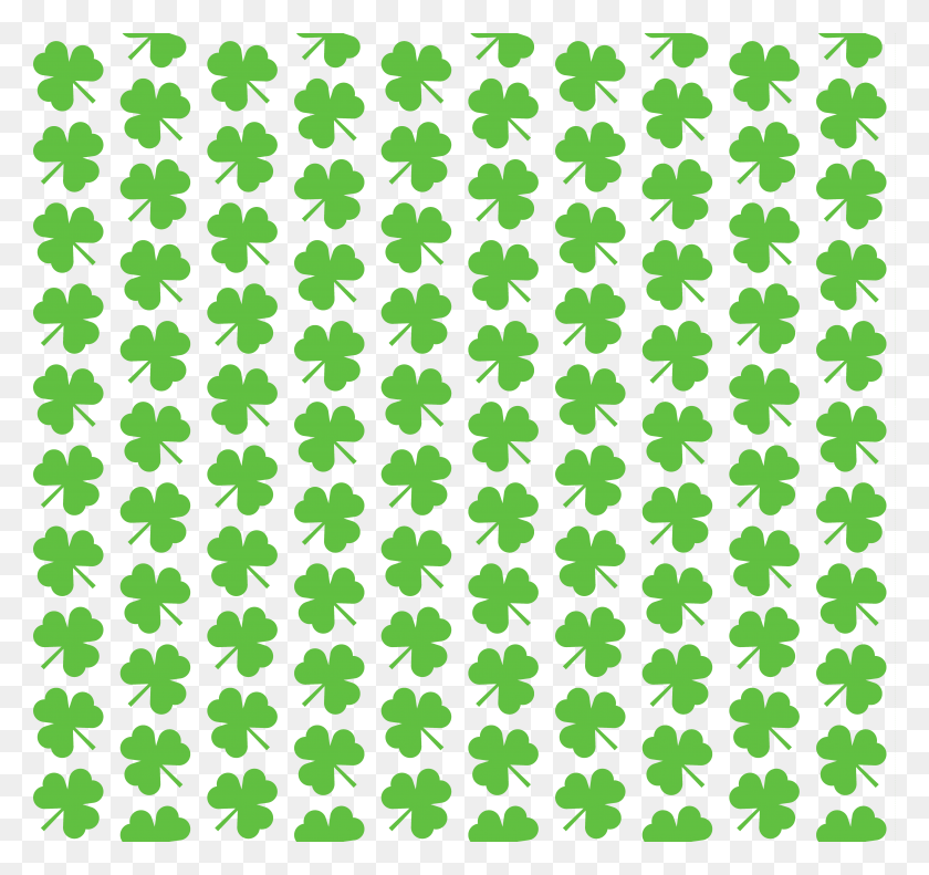5954x5587 Large Transparent Shamrocks For Wallpaper Clipart St Patricks Day Background, Field, Building, Stadium HD PNG Download